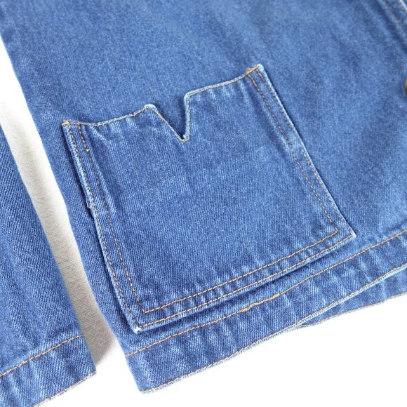 CMC by Color Me Cotton Jean Jacket Women's Small 100% Cotton Denim Made in USA - Picture 7 of 10